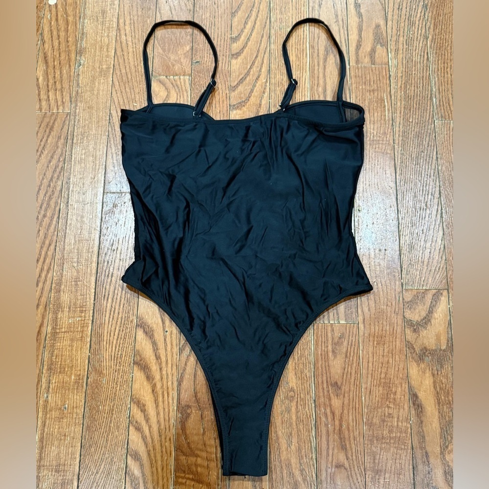 Fashion Nova Black Top with Sparkling Details - Picture 6 of 8